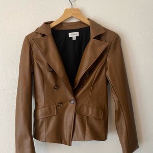 Evereve vegan leather jacket